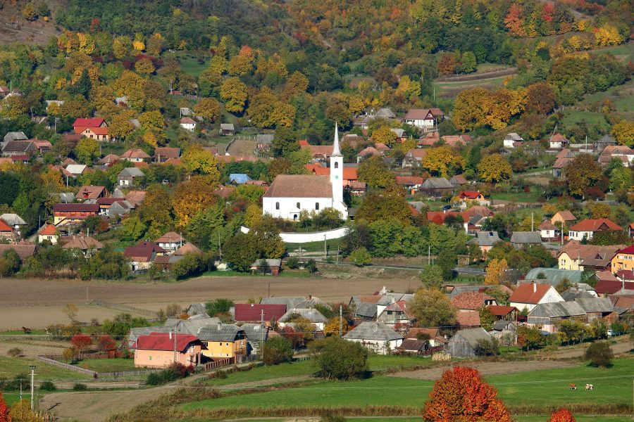 Felsősófalva ősszel