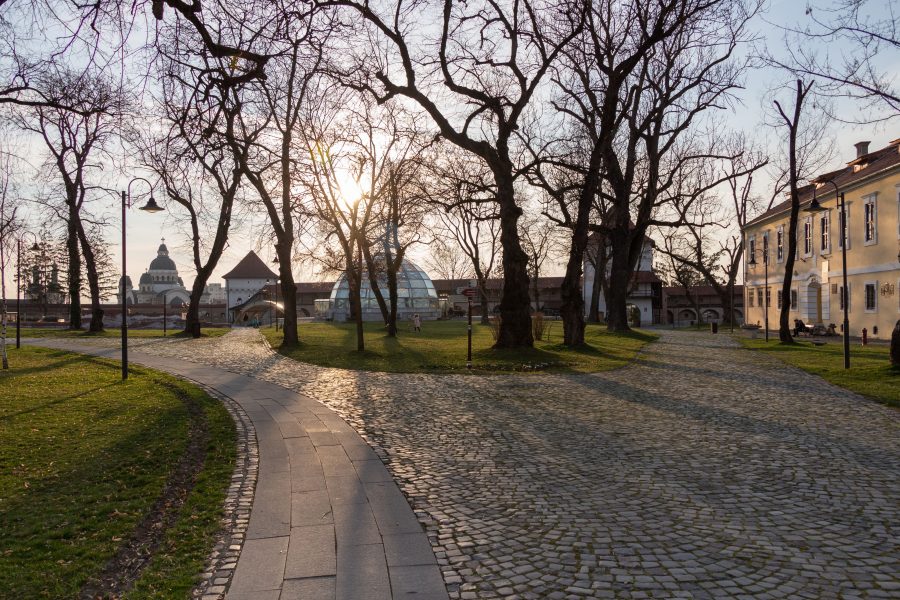 Naplemente a Marosvásárhelyi várban