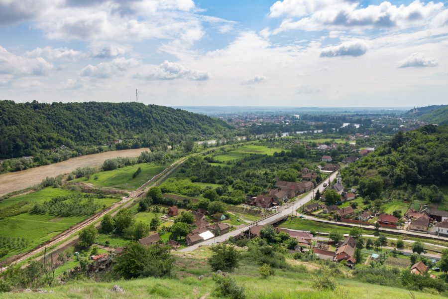 Látkép Lippa fele a várból