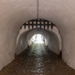 Az erődtemplomba vezető alagút