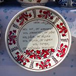 Házi áldás - Korondi kerámia tányér