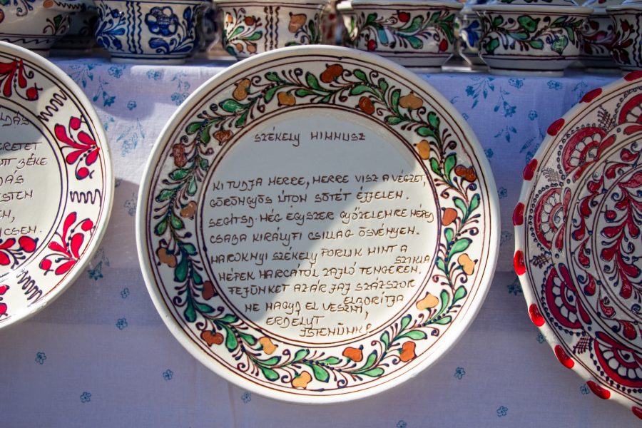 Székely himnusz - Korondi kerámia tányér