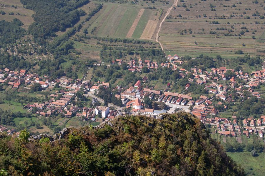 Torockó a Székelykőről nézve