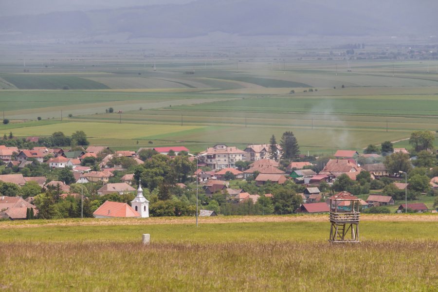 Maksa látképe a tetőről