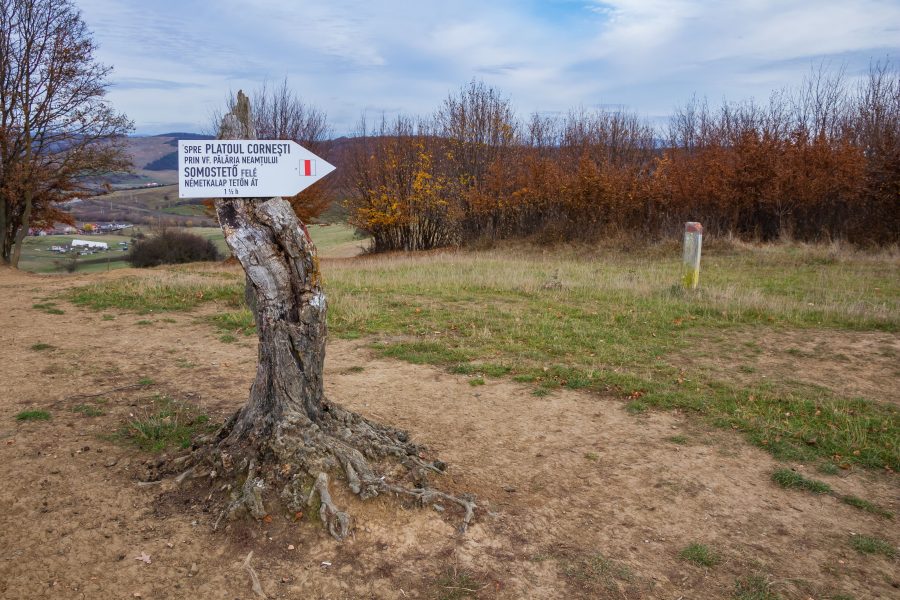 A Somostető fele a Németkalap tetőn át