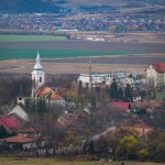 Marosszentgyörgy látképe a Cinege-tető irányából