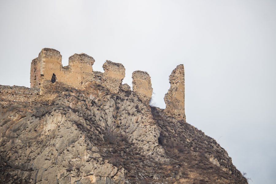 A Torockószentgyörgyi vár megközelítése közben