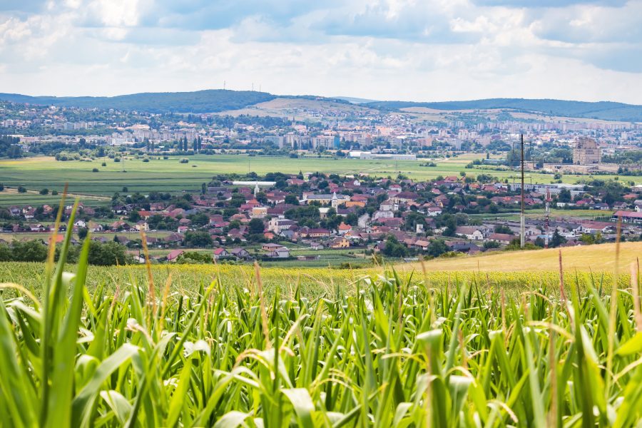 Marosszentanna látképe