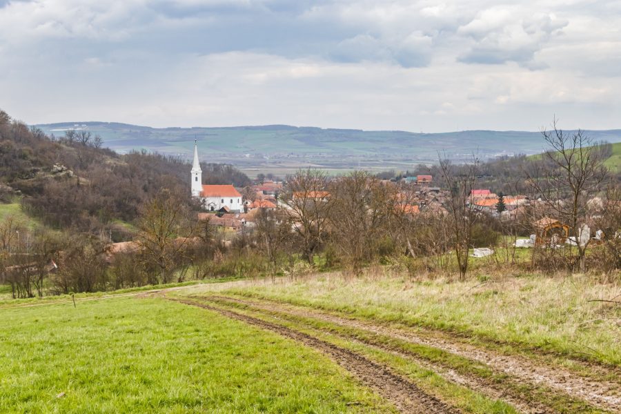 Somosd látképe Várhegy irányából