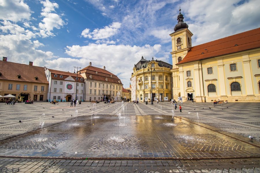 Séta a nagyszebeni piactéren