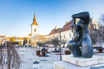 A Ferences templom tornya - Erdélyi képek