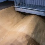 A castrum kiásott és visszatakart fala