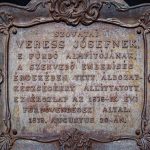 A Veress József emléktábla szövege